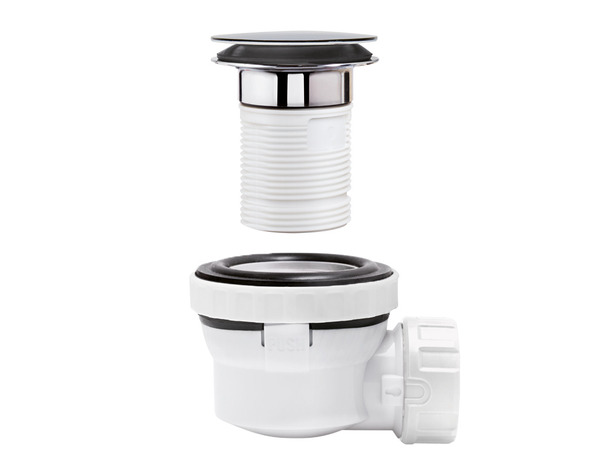 Ensemble complet de vidage de lavabo NANO 6,7 - Wirquin - Brico Dépôt