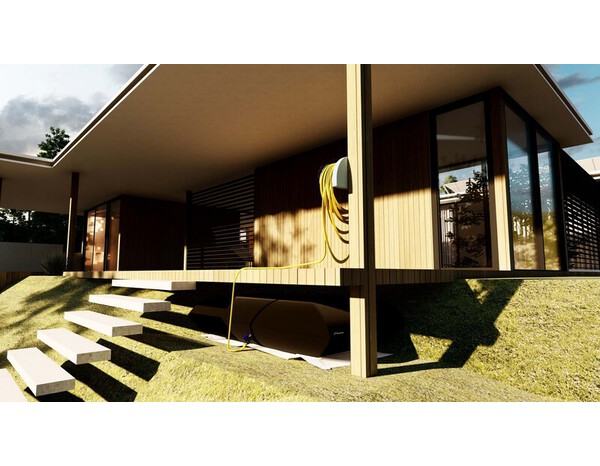 Récupérateur d'eau souple 3000 L - L.299 x l. 251 cm - Brico Dépôt