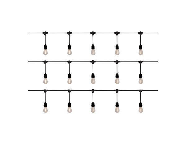 Guirlande solaire 3000K IP44 - Brico Dépôt