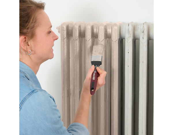 Peinture multi-supports Satin 0,75 L Beige Calcaire - Evalux - Brico Dépôt