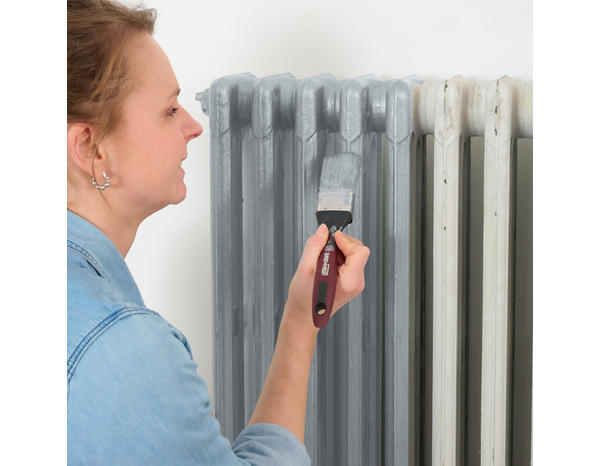 Peinture multi-supports Satin 0,75 L Gris Argent - Evalux - Brico Dépôt