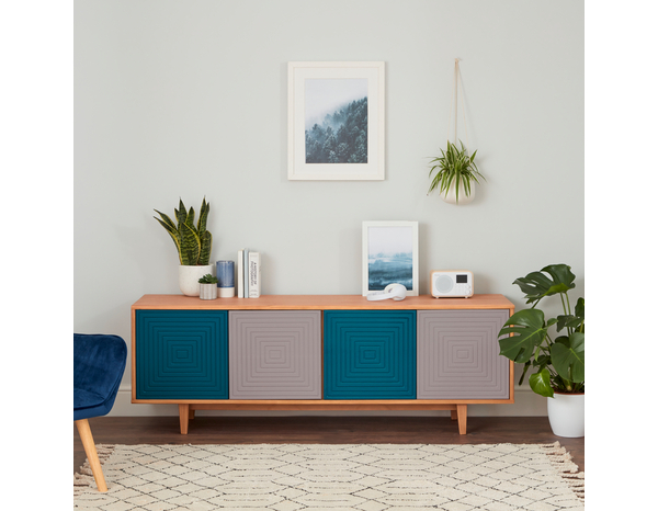 Peinture meuble Mat 2 L Gris Poivre - Evalux - Brico Dépôt