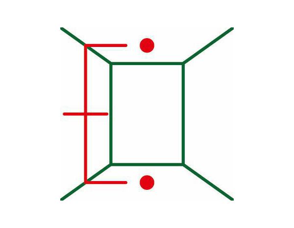 Laser ligne "UniversalLevel 2" + trépied aluminium 1,1m - Bosch - Brico Dépôt