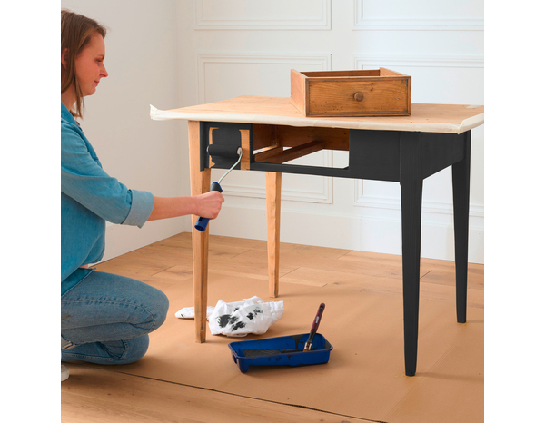 Peinture meuble Satin 0,5 L Noir - Evalux - Brico Dépôt