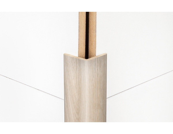 Baguette d'angle MDF en chêne - L. 260 cm x l. 28 x Ep. 28 mm - Brico Dépôt