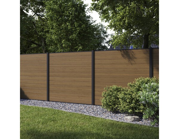 Lot de 3 lames clôture chêne - Blooma - Brico Dépôt