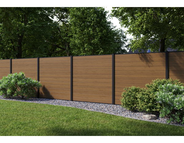 Lot de 3 lames clôture chêne - Blooma - Brico Dépôt