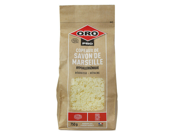 Sachet savon de Marseille 750g - ORO PRO - Brico Dépôt
