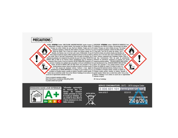 Kit de réparation métaux, plastiques et composites 250 ml - Brico Dépôt