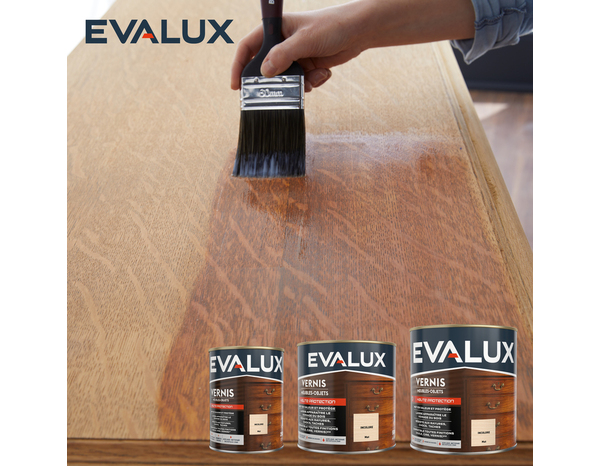 Vernis meuble incolore - 1 L mat - Evalux - Brico Dépôt