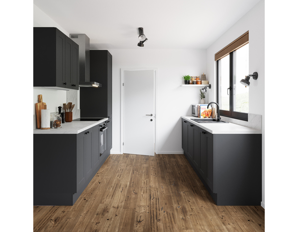 Façade 1 tiroir + 2 casseroliers 80cm "Florie"anthracite mat - L. 79.7 x H. 71.5cm - Cooke and Lewis - Brico Dépôt