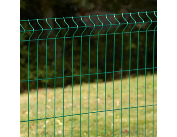 Panneau grillage rigide vert Louga – H. 123 cm - Brico Dépôt