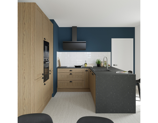 Fileur d'angle bas "Coline" chêne clair - H. 71.5cm - Cooke and Lewis - Brico Dépôt