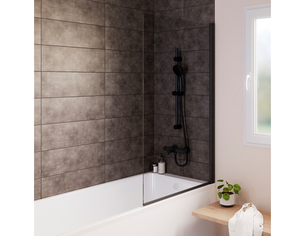 Carrelage mural "LORI" anthracite - l.20 x L.50 cm. - Cooke and Lewis - Brico Dépôt