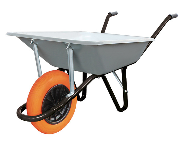 Brouette polyvalente 100 L / 180 kg galvanisée, roue increvable - Altrad - Brico Dépôt