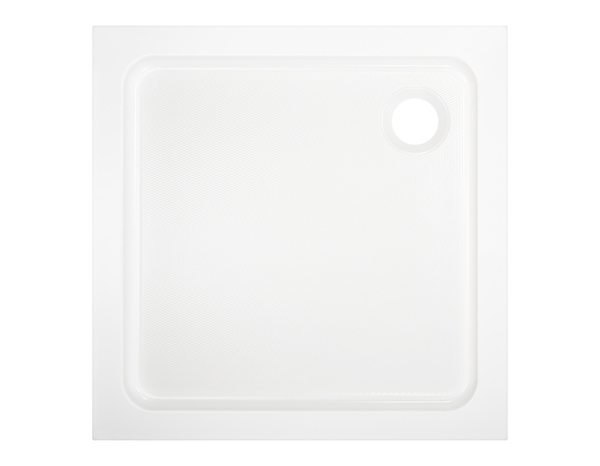 Receveur de douche acrylique carré 90x90cm blanc "DOMMEL" - Brico Dépôt