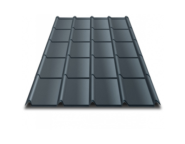 Tôle tuile R Area gris graphite 115,4 x 87 cm - BACACIER - Brico Dépôt