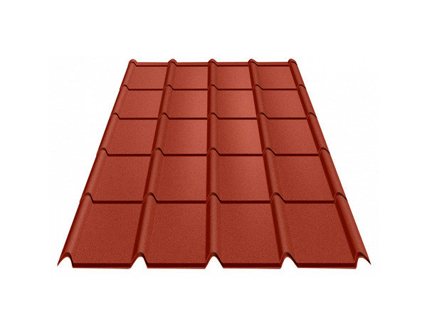 Tôle tuile R Area rouge 115,4 x 87 cm - BACACIER - Brico Dépôt