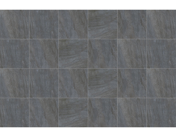 Carrelage de sol intérieur GROUND gris foncé l. 80 x L. 80 cm  - Brico Dépôt