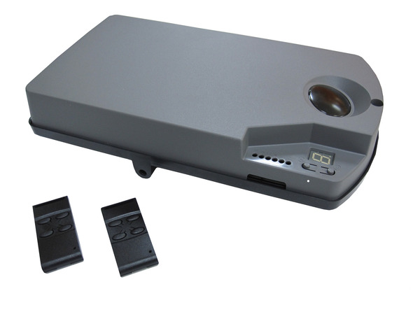 Porte de garage sectionnelle motorisée blanc - Brico Dépôt