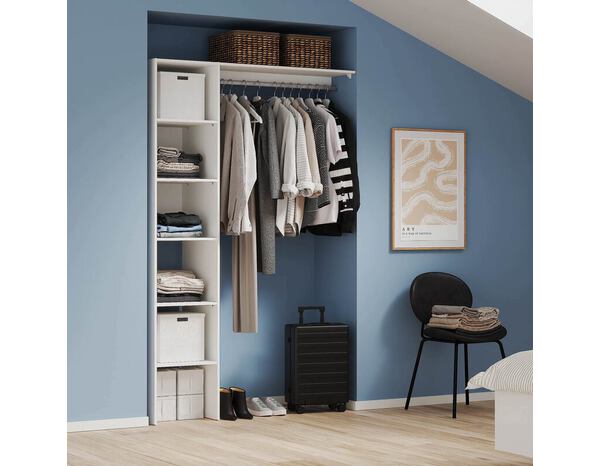 Kit dressing blanc "Gabel” - H. 200 x L. 130 x P. 45 cm  - Cooke and Lewis - Brico Dépôt