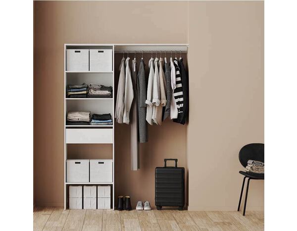 Kit dressing blanc "Adela” - H. 200 x L. 150 x P. 45 cm - Cooke and Lewis - Brico Dépôt