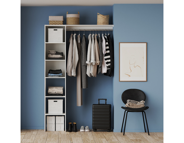 Kit dressing blanc "Gabel” - H. 200 x L. 130 x P. 45 cm  - Cooke and Lewis - Brico Dépôt