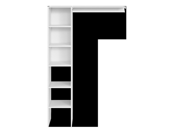 Kit dressing blanc "Gabel” - H. 200 x L. 130 x P. 45 cm  - Cooke and Lewis - Brico Dépôt