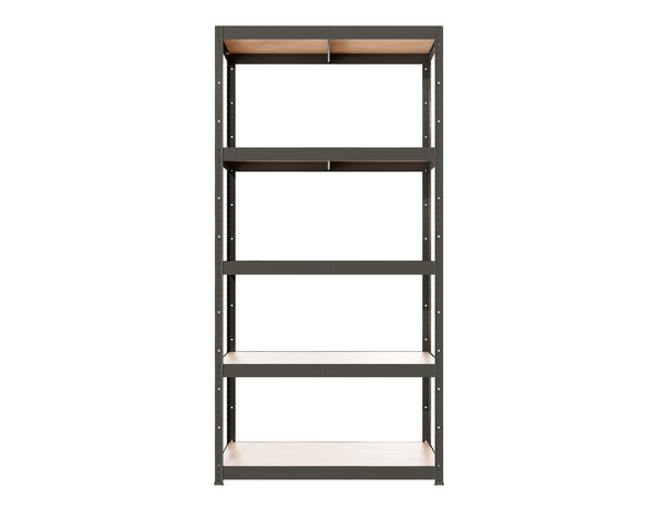 Etagère en bois/métal "Teira" 5 tablettes H. 179 x L. 90 x P. 40 cm - Cooke and Lewis - Brico Dépôt