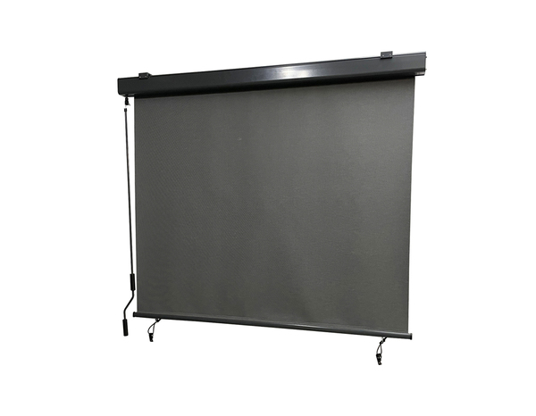 Store extérieur manuel enroulable gris - L. 120 X H. 250 CM - Brico Dépôt