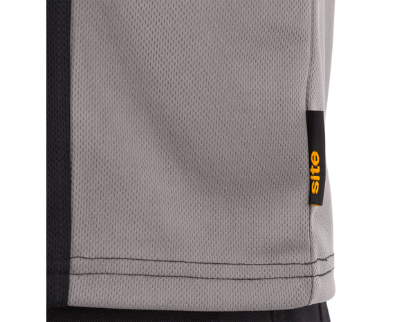 Tee shirt respirant noir et gris "PAXTON" taille L - Brico Dépôt