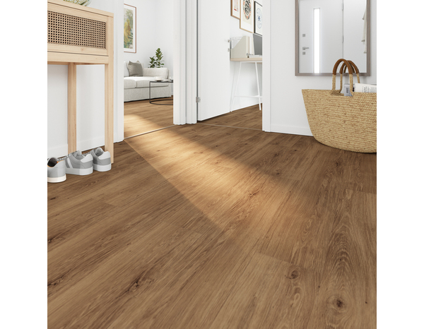 Lame PVC clipsable "Juliana" marron - L. 121,92cm x - L. 17,78cm - Cooke and Lewis - Brico Dépôt