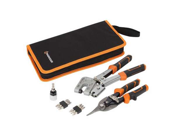 Set de plaquiste 15 pièces avec lame acier chrome vanadium - Brico Dépôt