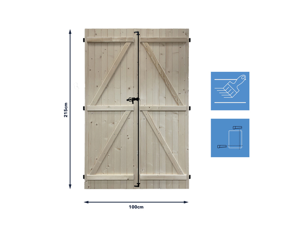 Volet battant manuel bois 215 x 100 cm - Brico Dépôt