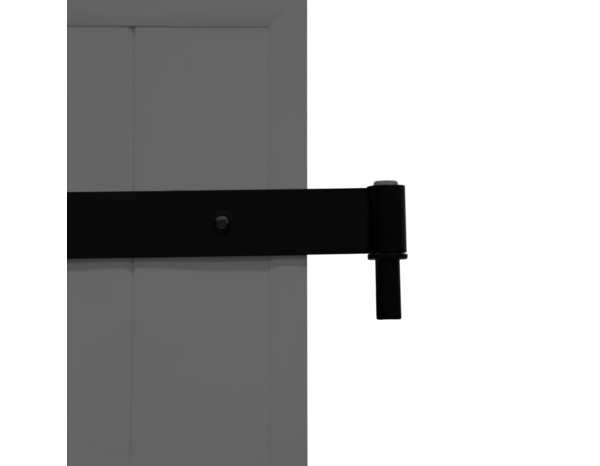 Volet oscillant 2 portes aluminium gris 145 x 120 cm - GEOM - Brico Dépôt