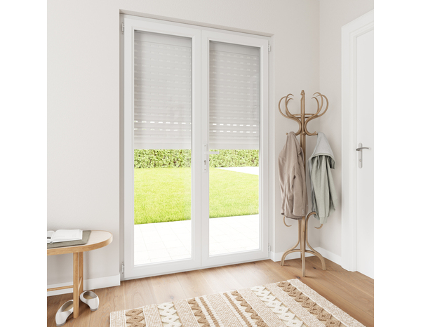 Volet roulant motorisé radio aluminium blanc 215 x 140 cm - Brico Dépôt