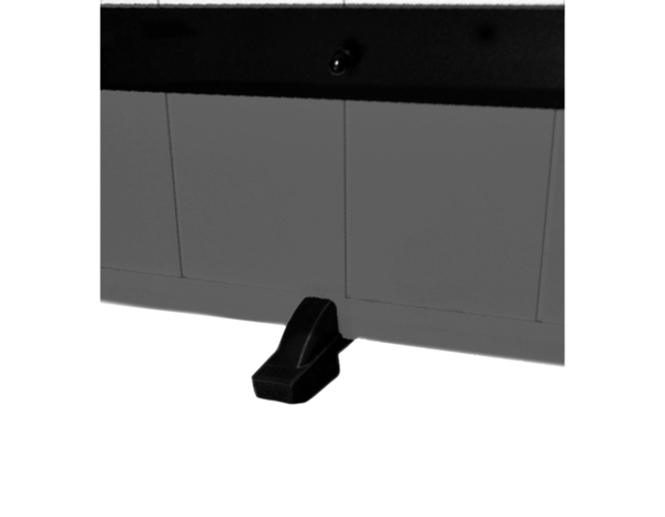 Volet oscillant 2 portes aluminium gris 145 x 120 cm - GEOM - Brico Dépôt