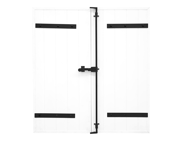 Volet battant manuel 2 panneaux PVC blanc 115 x 100 cm  - Brico Dépôt