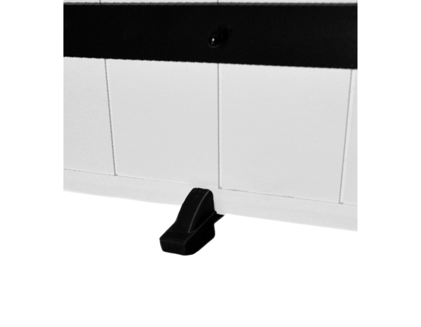 : Volet battant manuel 2 panneaux PVC blanc 145 x 120 cm - Brico Dépôt