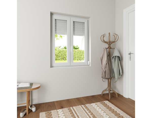 Volet roulant manuel PVC blanc 125 x 100 cm - Brico Dépôt