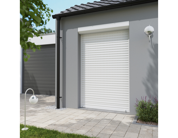 Volet roulant manuel PVC blanc 225 x 140 cm - Brico Dépôt