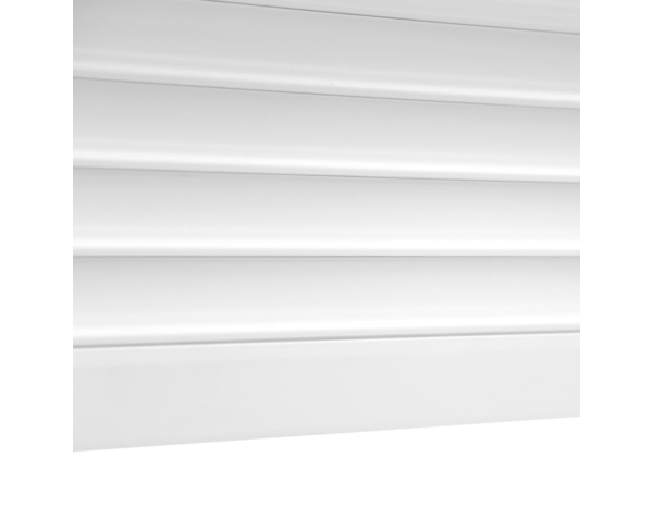 Volet roulant solaire motorisé aluminium blanc 215 x 120 cm - GEOM - Brico Dépôt