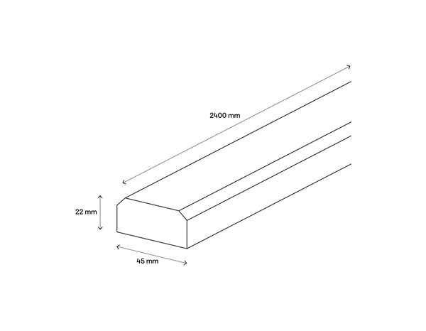 Barre a battement en sapin - Brico Dépôt