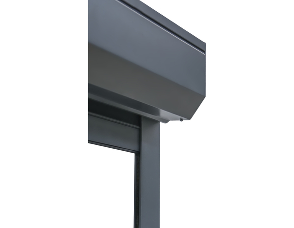 Volet roulant motorisé radio aluminium gris 225 x 120 cm - GEOM - Brico Dépôt