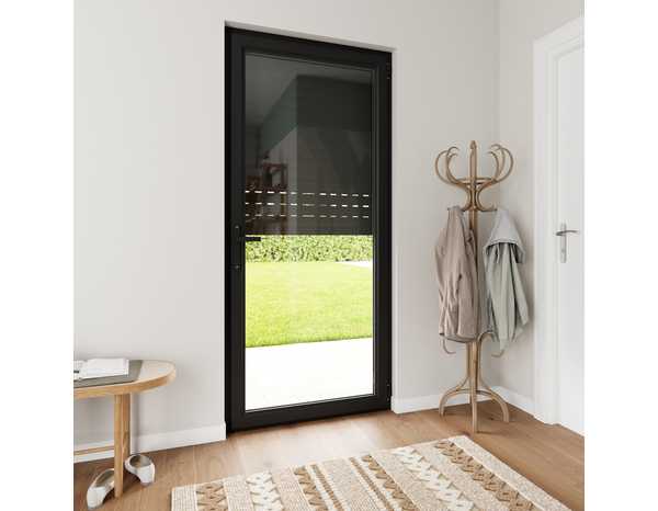 Volet roulant motorisé radio aluminium gris 215 x 100 cm - GEOM - Brico Dépôt