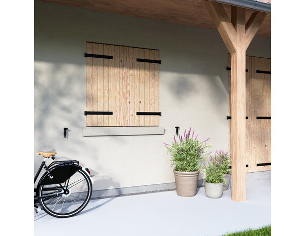 Volet battant manuel bois 125 x 120 cm - GEOM - Brico Dépôt