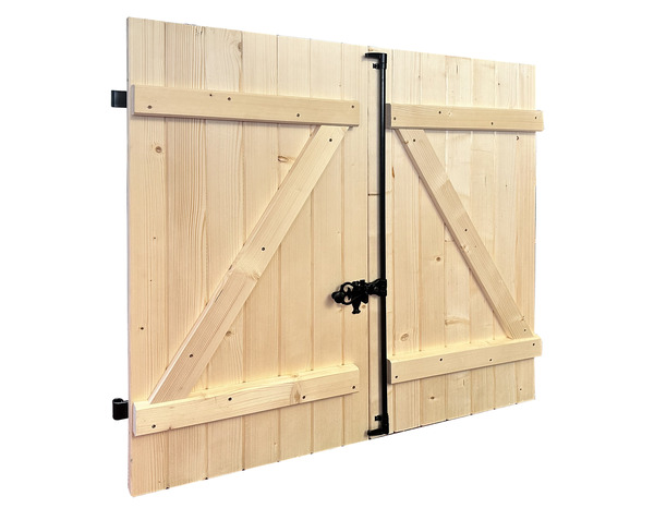 Volet battant manuel bois 125 x 120 cm - GEOM - Brico Dépôt