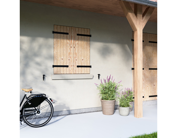 Volet battant manuel bois 125 x 100 cm - GEOM - Brico Dépôt