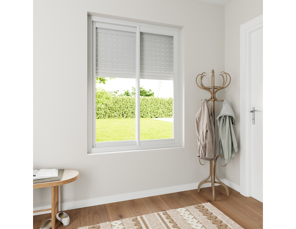 Volet roulant aluminium blanc 160 x 140 cm - Brico Dépôt