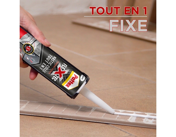 Colle & Jointe Flextec blanc - cartouche 389g - Pattex - Brico Dépôt